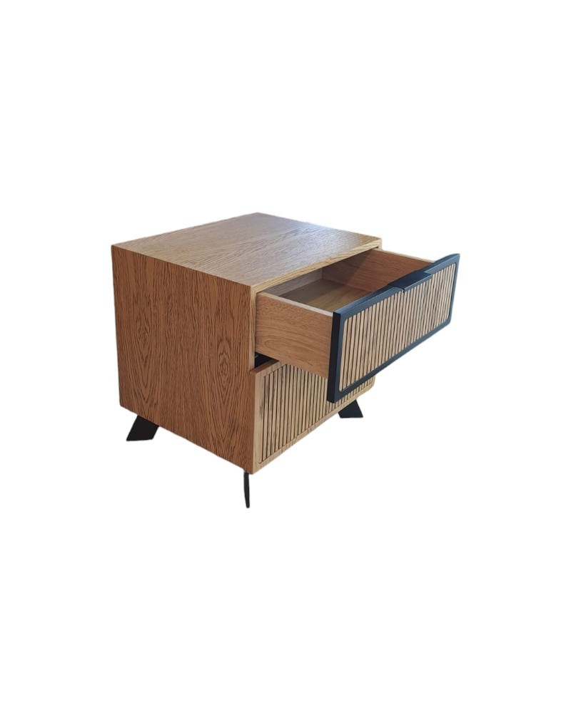 ΚΟΜΟΔΙΝΟ MIRROR WOOD Μ50ΧΒ40ΧΥ50εκ.