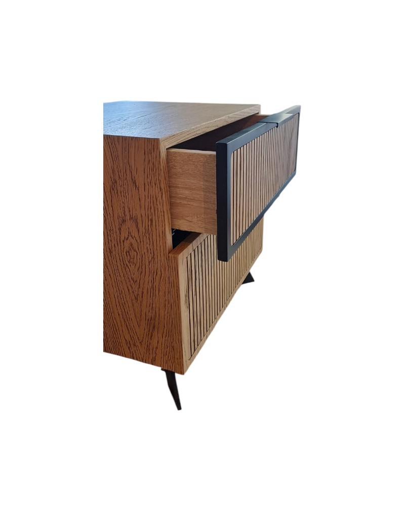 ΚΟΜΟΔΙΝΟ MIRROR WOOD Μ50ΧΒ40ΧΥ50εκ.