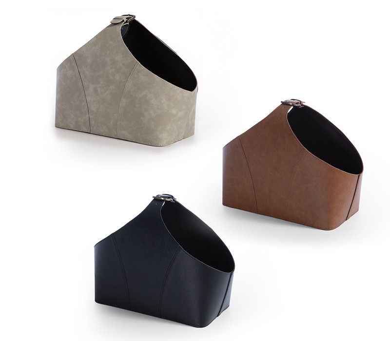 ΚΑΛΑΘΙ LETHAL 30X20X32 ΜΕ ΥΦΗ ΔΕΡΜΑΤΟΣ NEF-NEF HOMEWARE