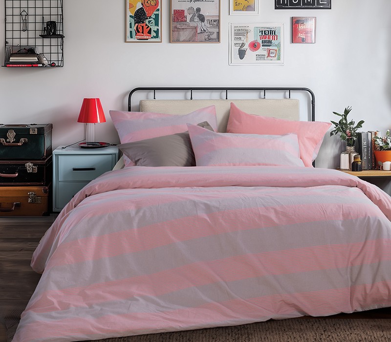 ΣΕΤ ΣΕΝΤΟΝΙΑ ΒΑΜΒΑΚΕΡΑ ΜΟΝΑ CASUAL STRIPE ΜΕ ΛΑΣΤΙΧΟ NEF-NEF HOMEWARE