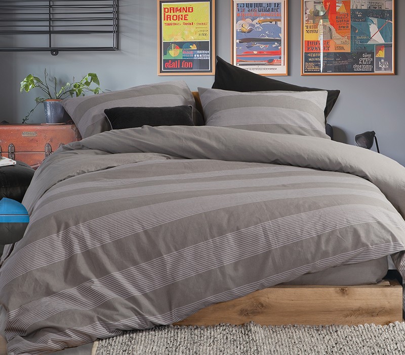 ΣΕΤ ΠΑΠΛΩΜΑΤΟΘΗΚΗ ΥΠΕΡΔΙΠΛΗ CASUAL STRIPE 240Χ230 NEF-NEF HOMEWARE