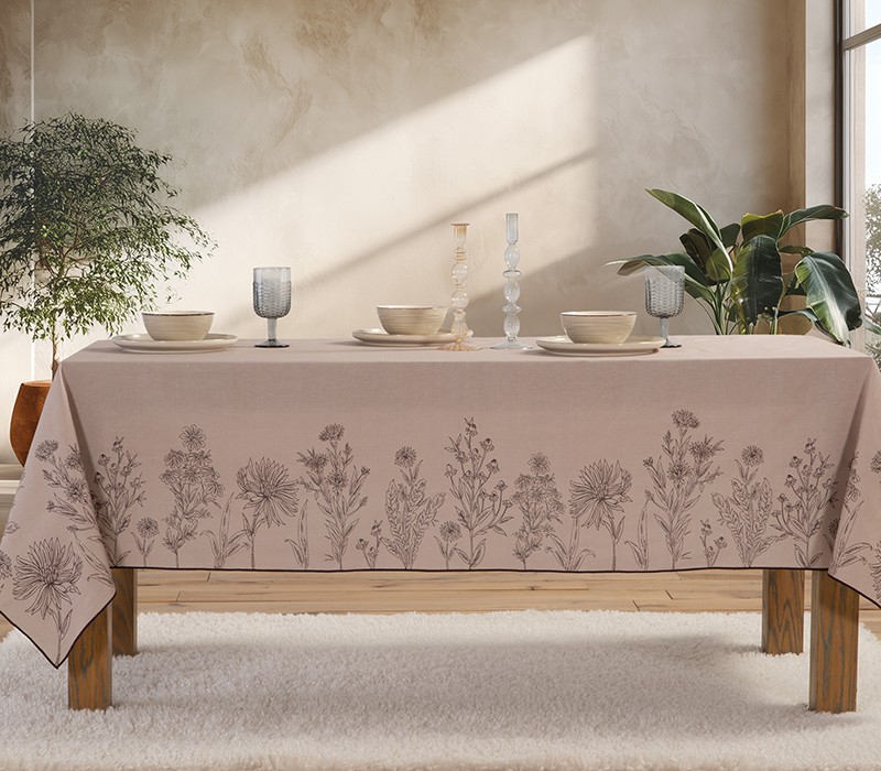 ΤΡΑΠΕΖΟΜΑΝΤΗΛΟ KERKYNIA 140X140 NEF-NEF HOMEWARE