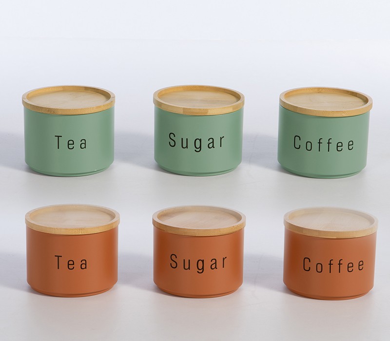 ΔΟΧΕΙΟ ΑΠΟΗΘΗΚΕΥΣΗΣ ΣΕΤ 3 ΤΜΧ COFFEE-TEA-SUGAR NEF-NEF HOMEWARE