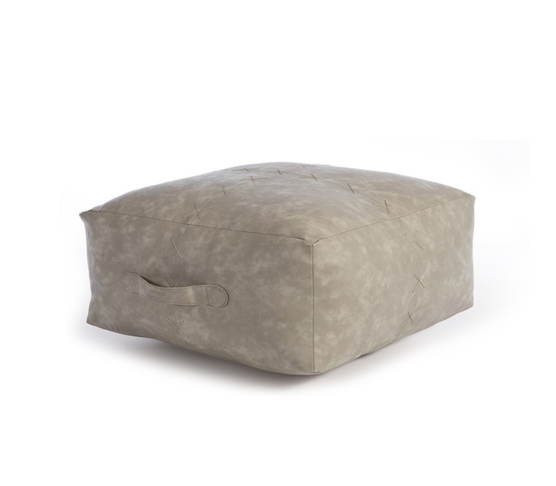 ΔΙΑΚΟΣΜΗΤΙΚΟ ΠΟΥΦ LETHAL 50X50X25 ΜΕ ΥΦΗ ΔΕΡΜΑΤΟΣ NEF-NEF HOMEWARE