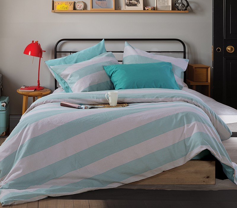 ΣΕΤ ΣΕΝΤΟΝΙΑ ΒΑΜΒΑΚΕΡΑ ΜΟΝΑ CASUAL STRIPE ΜΕ ΛΑΣΤΙΧΟ NEF-NEF HOMEWARE