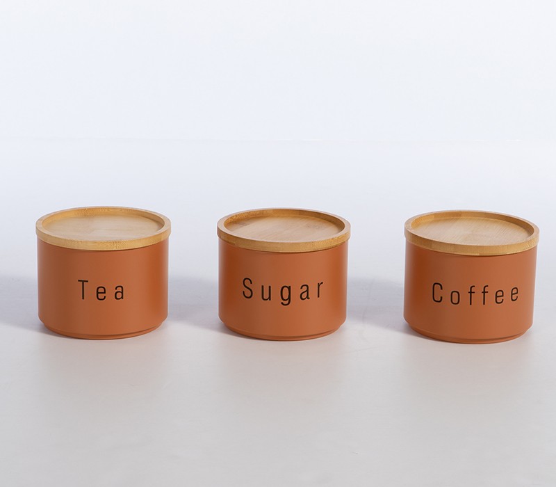ΔΟΧΕΙΟ ΑΠΟΗΘΗΚΕΥΣΗΣ ΣΕΤ 3 ΤΜΧ COFFEE-TEA-SUGAR NEF-NEF HOMEWARE