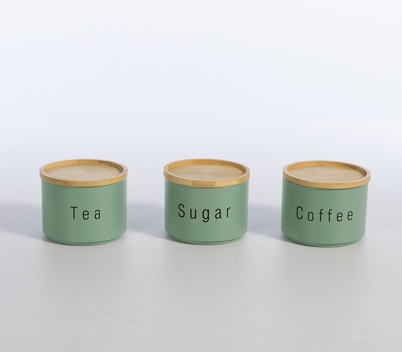 ΔΟΧΕΙΟ ΑΠΟΗΘΗΚΕΥΣΗΣ ΣΕΤ 3 ΤΜΧ COFFEE-TEA-SUGAR NEF-NEF HOMEWARE