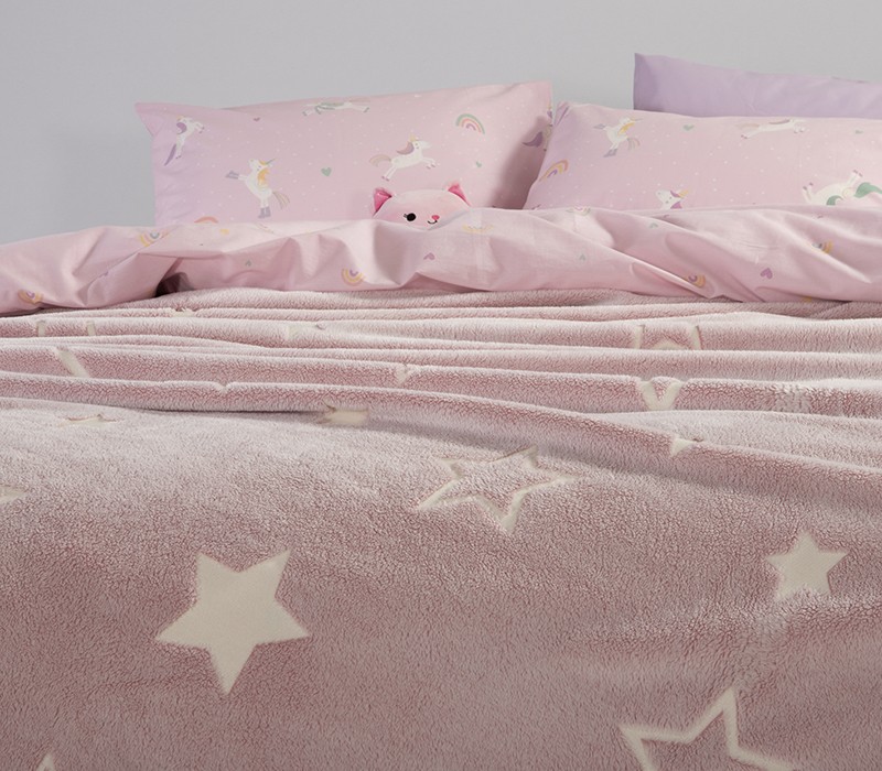 ΠΑΙΔΙΚΗ ΚΟΥΒΕΡΤΑ ΜΟΝΗ STARLIGHT 160X220 NEF-NEF HOMEWARE