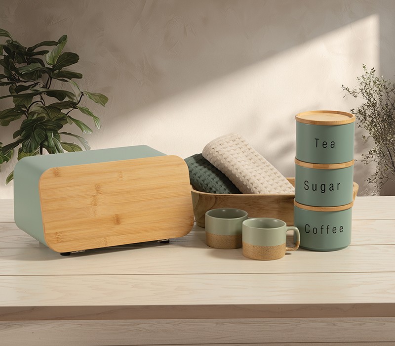 ΔΟΧΕΙΟ ΑΠΟΗΘΗΚΕΥΣΗΣ ΣΕΤ 3 ΤΜΧ COFFEE-TEA-SUGAR NEF-NEF HOMEWARE
