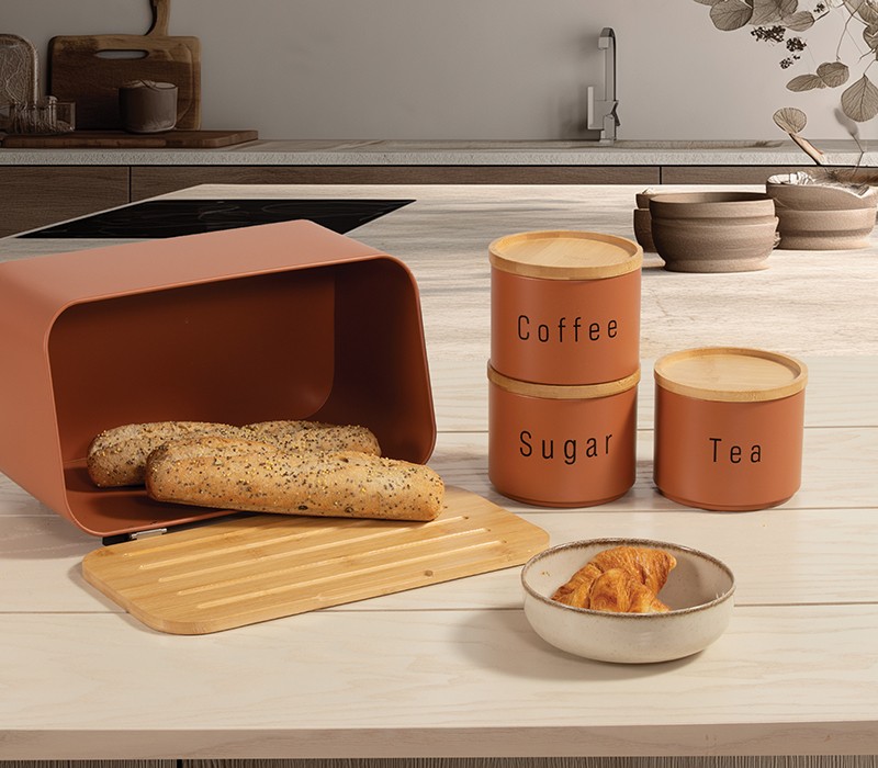 ΔΟΧΕΙΟ ΑΠΟΗΘΗΚΕΥΣΗΣ ΣΕΤ 3 ΤΜΧ COFFEE-TEA-SUGAR NEF-NEF HOMEWARE