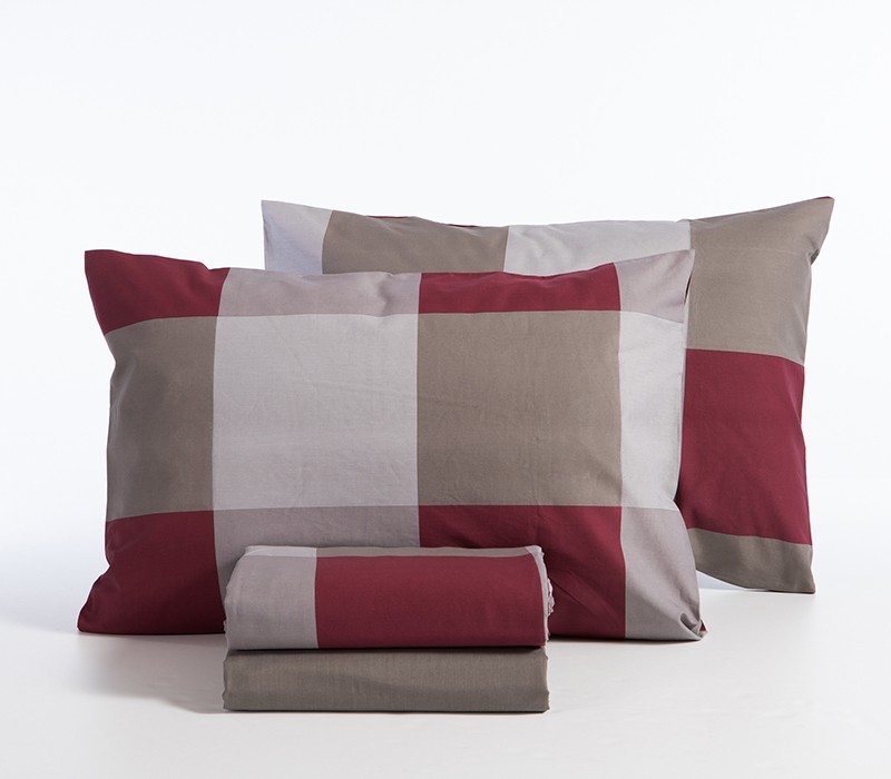 ΣΕΤ ΣΕΝΤΟΝΙΑ ΒΑΜΒΑΚΕΡΑ ΜΟΝΑ CASUAL CHECK 170X270 NEF-NEF HOMEWARE