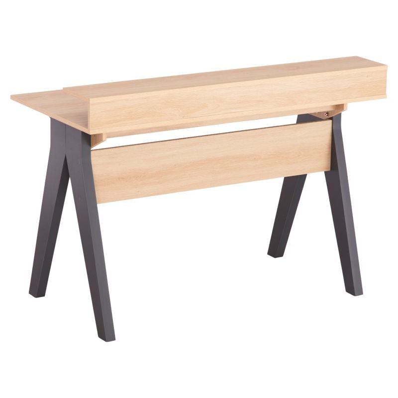 ΓΡΑΦΕΙΟ FB918290 ΜΕΛΑΜΙΝΗ ΣΕ SONAMA-ΓΚΡΙ 120x19-59x75-85,5ΥΥεκ.
