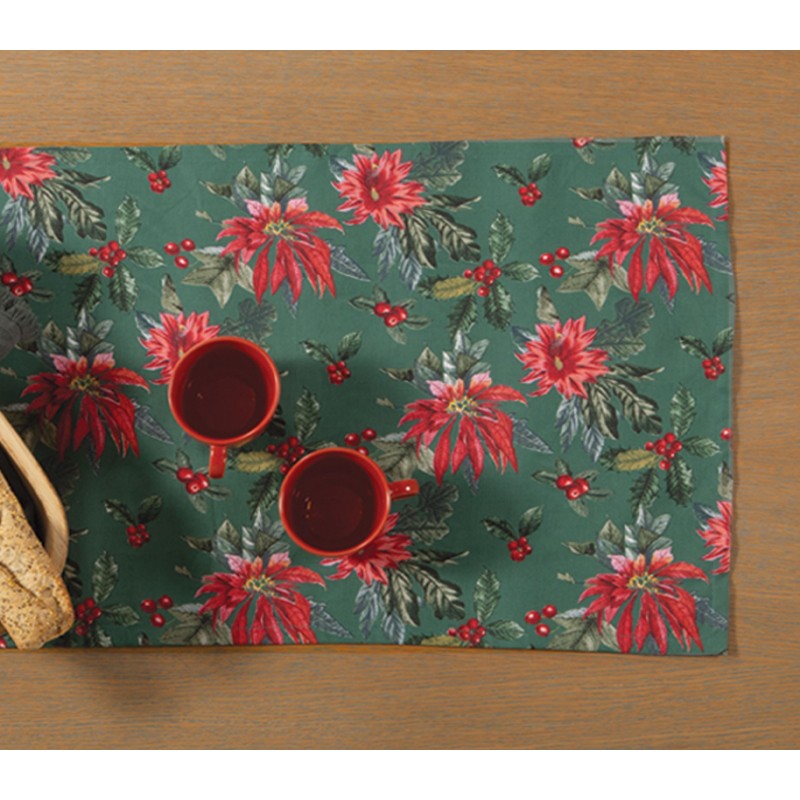 ΧΡΙΣΤΟΥΓΕΝΝΙΑΤΙΚΗ ΤΡΑΒΕΡΣΑ MISTLETOE 45Χ140 NEF-NEF HOMEWARE