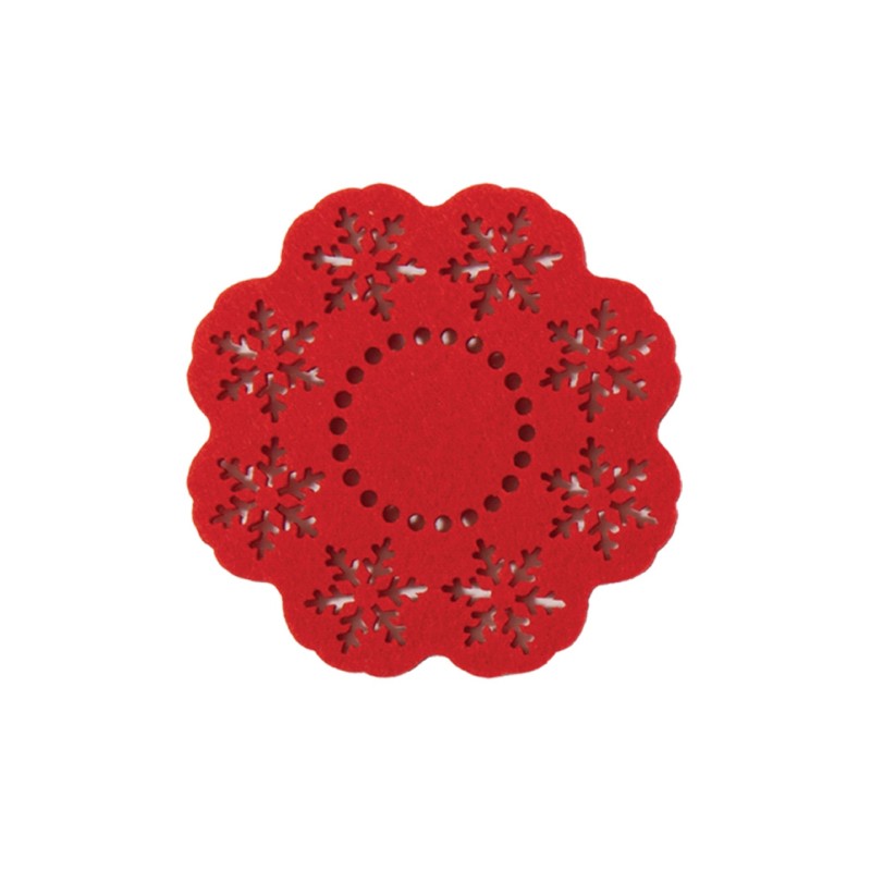 ΧΡΙΣΤΟΥΓΕΝΝΙΑΤΙΚΟ ΣΟΥΒΕΡ SNOW FELT 4 TMX RED NEF-NEF HOMEWARE