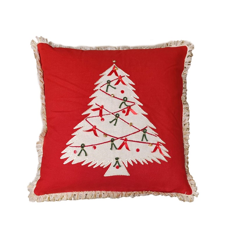 ΧΡΙΣΤΟΥΓΕΝΝΙΑΤΙΚΟ ΔΙΑΚΟΣΜΗΤΙΚΟ ΜΑΞΙΛΑΡΙ CHRISTMAS DECO TREE 45X45 NEF-NEF HOMEWARE