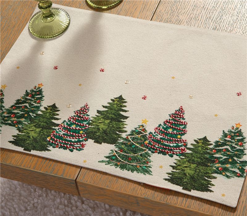 ΧΡΙΣΤΟΥΓΕΝΝΙΑΤΙΚΟ ΣΟΥΠΛΑ HAPPY HOLIDAY 33Χ48 NEF-NEF HOMEWARE