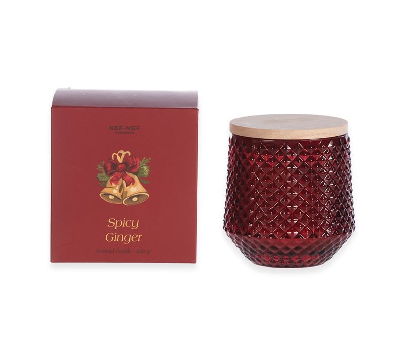 ΑΡΩΜΑΤΙΚΟ ΚΕΡΙ SPICY GINGER 240gr NEF-NEF HOMEWARE