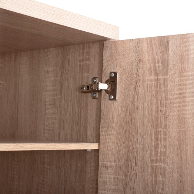 ΠΑΠΟΥΤΣΟΘΗΚΗ ΞΥΛΙΝΗ ΜΕ 6 ΡΑΦΙΑ 60X43X180.5εκ. SONAMA FB92379.02