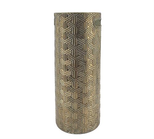 ΜΕΤΑΛΛΙΚΗ ΟΜΠΡΕΛΟΘΗΚΗ ΣΧ. ART DECO ΧΡΥΣΗ 50CM