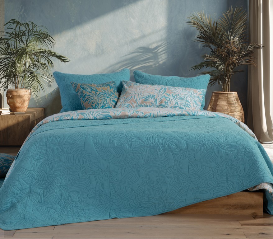 ΚΟΥΒΕΡΛΙ ΥΠΕΡΔΙΠΛΟ CHARISMA BLUE 230x240