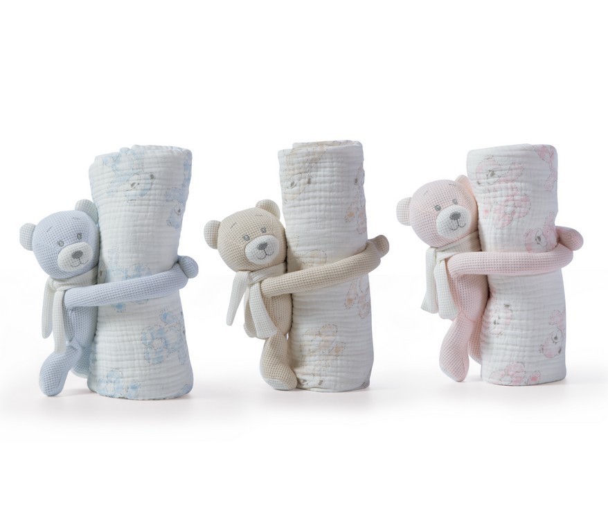 ΚΟΥΒΕΡΤΑΚΙ ΜΕ ΑΡΚΟΥΔΑΚΙ TEDDY 75x100