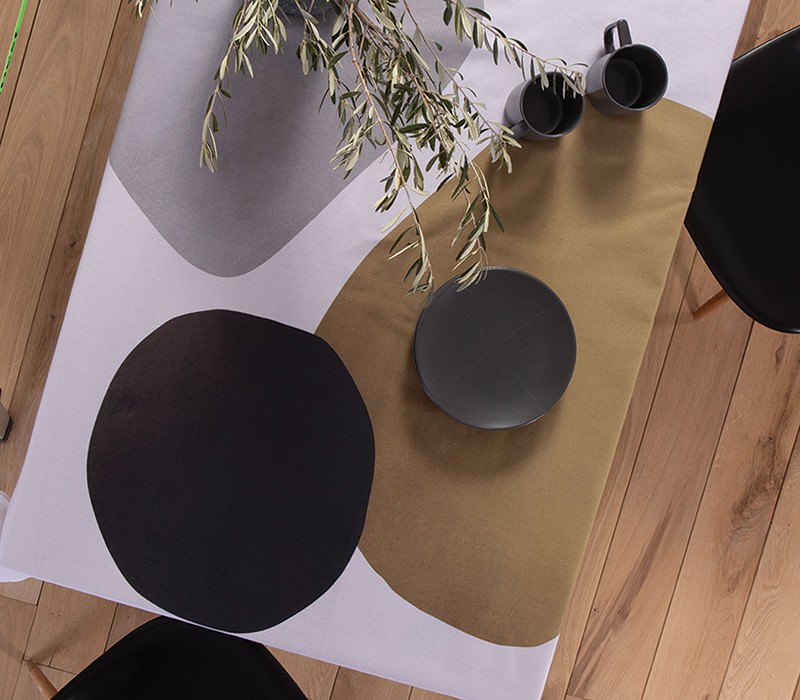NEF-NEF ΤΡΑΠΕΖΟΜΑΝΤΗΛΟ MINIMALIST 140X140 100%BAMBAKI