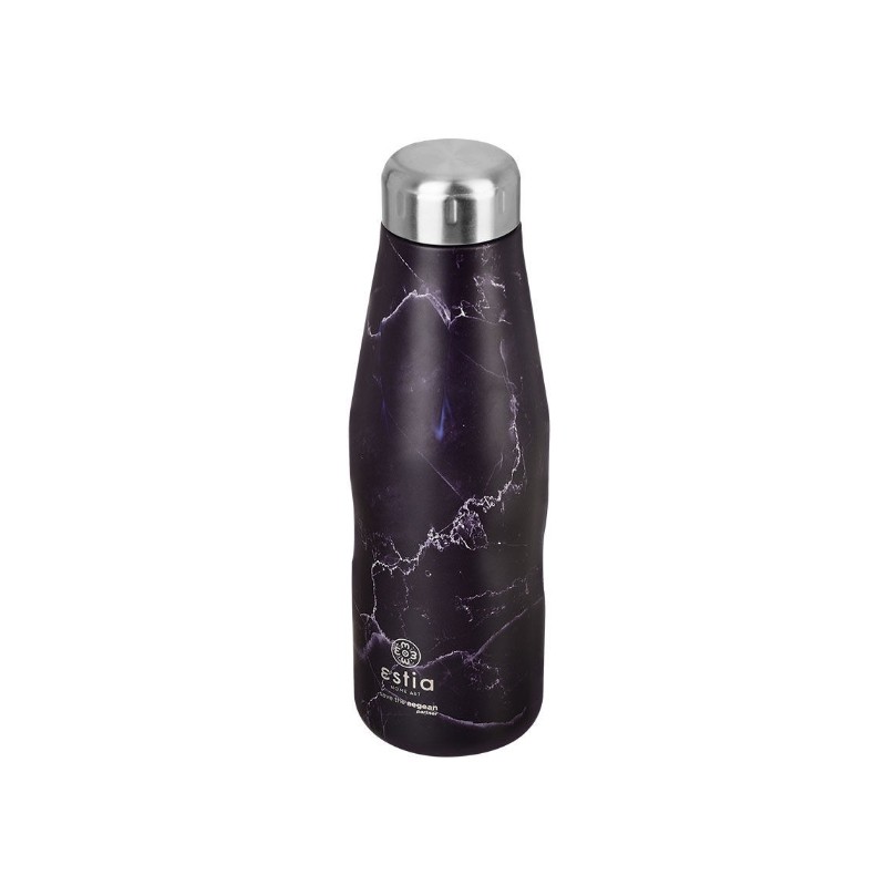 ΘΕΡΜΟΣ TRAVEL FLASK SAVE THE AEGEAN 500ml PENTELICA BLACK