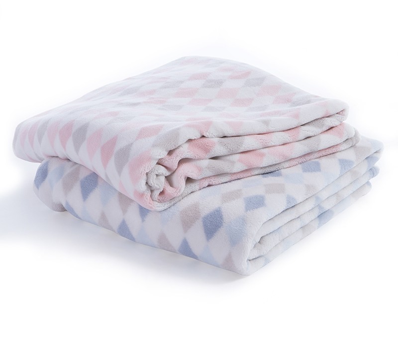 ΒΡΕΦΙΚΗ ΚΟΥΒΕΡΤΑ FLEECE ΚΟΥΝΙΑΣ SWEET RHOMBUS 110X150