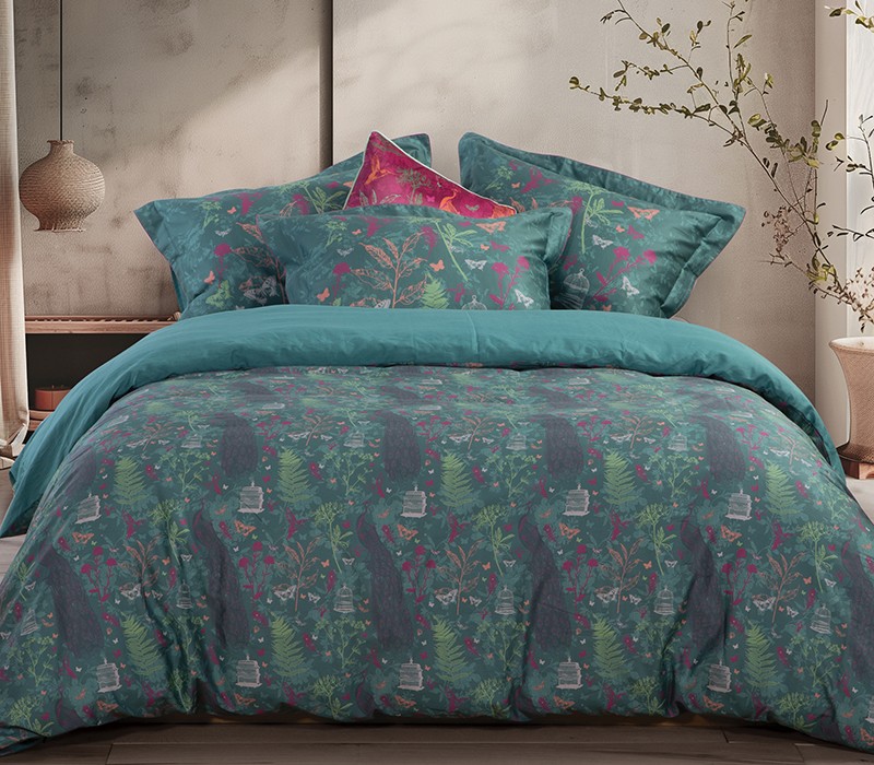 ΣΕΤ ΣΕΝΤΟΝΙΑ ΥΠΕΡΔΙΠΛΑ BIRDS OF PARADISE 240Χ270 NEF-NEF HOMEWARE
