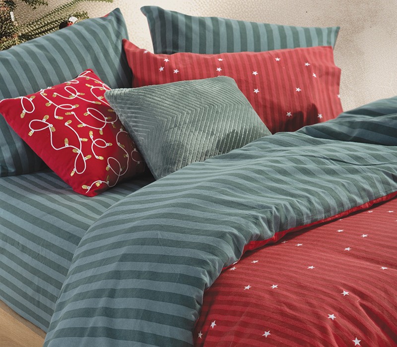 ΣΕΤ ΠΑΠΛΩΜΑΤΟΘΗΚΗ ΜΟΝΗ STRAIGHT TO CHRISTMAS 160X230 NEF-NEF HOMEWARE