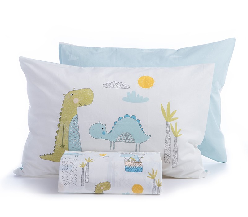 ΠΑΙΔΙΚΗ ΣΕΤ ΠΑΠΛΩΜΑΤΟΘΗΚΗ ΜΟΝΗ DINO DRAGON TIME 160Χ240 NEF-NEF HOMEWARE