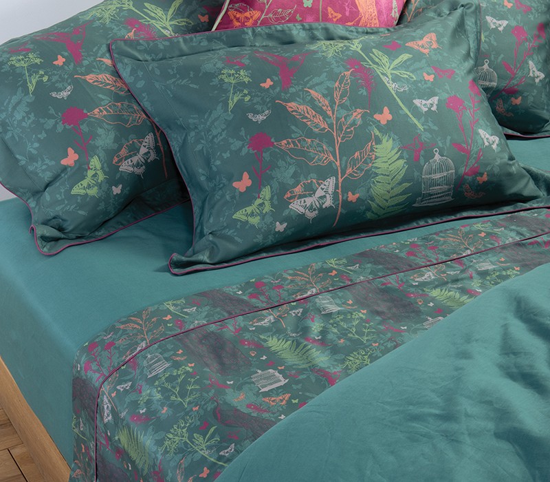 ΣΕΤ ΠΑΠΛΩΜΑΤΟΘΗΚΗ ΥΠΕΡΔΙΠΛΗ BIRDS OF PARADISE 240Χ230 NEF-NEF HOMEWARE
