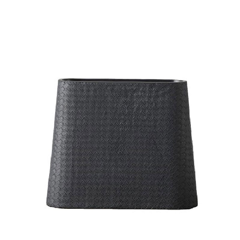  ΒΑΖΟ ΑΝΑΓΛΥΦΟ ΜΑΥΡΟ ΠΟΛΥΡΕΖ L32X10X26EK.