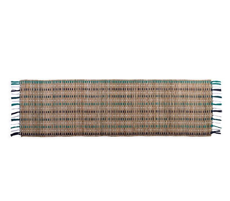 RUNNER ΑΧΥΡΟ-ΒΑΜΒ STRAW BLUE 45X150