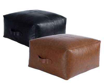 ΔΙΑΚΟΣΜΗΤΙΚΟ ΠΟΥΦ LETHAL 50X50X25 ΜΕ ΥΦΗ ΔΕΡΜΑΤΟΣ NEF-NEF HOMEWARE