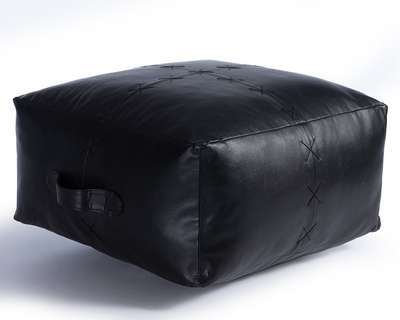 ΔΙΑΚΟΣΜΗΤΙΚΟ ΠΟΥΦ LETHAL 50X50X25 ΜΕ ΥΦΗ ΔΕΡΜΑΤΟΣ NEF-NEF HOMEWARE