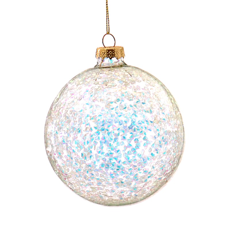 8cm Glass ball orn