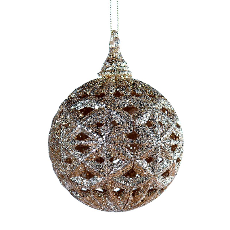 10cm Gold acrylic sequin ball