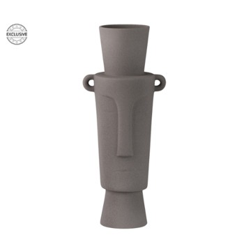 ΚΕΡΑΜΙΚΟ ΒΑΖΟ TERRACOTA GRAY 15X12X40 CM