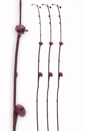 ΚΛΑΡΙ ME ΒΟΛΒΟΥΣ ΣΕ ΜΩΒ ΧΡΩΜΑ,90CM