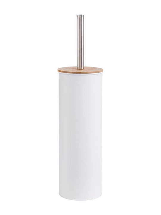ΠΙΓΚΑΛ BAMBOO ΜΕΤΑΛΛΙΚΟ ΛΕΥΚΟ 9.5x9.5x38ΕΚ