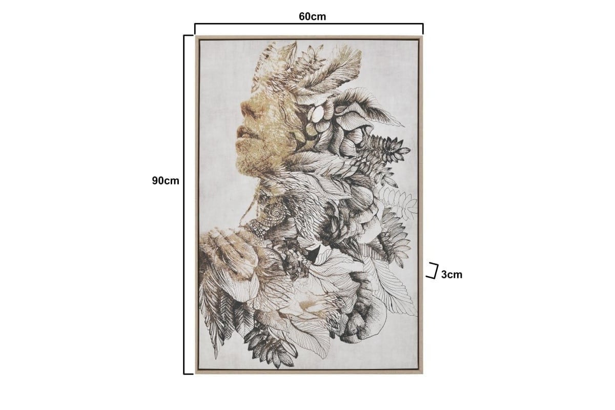 INART ΠΙΝΑΚΑΣ PRINTED ΚΑΜΒΑΣ 60Χ90