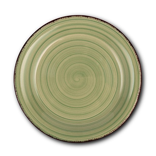 ΠΙΑΤΟ ΦΡΟΥΤΟΥ STONEWARE LINES OIL GREEN 19.5CM