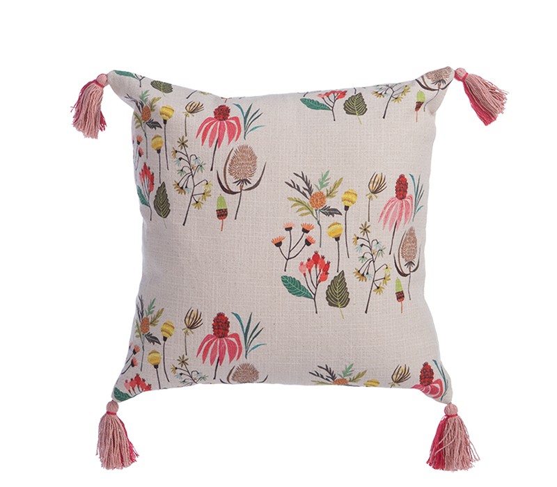 ΔΙΑΚΟΣΜΗΤΙΚΗ ΜΑΞΙΛΑΡΟΘΗΚΗ FLORI 45X45 NEF-NEF HOMEWARE