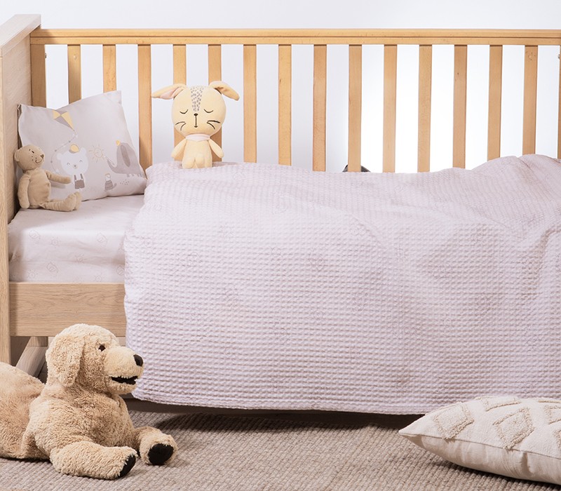 ΒΡΕΦΙΚΗ ΚΟΥΒΕΡΤΑ ΠΙΚΕ AΓΚΑΛΙΑΣ HAPPY DAYS 80X110 NEF-NEF HOMEWARE