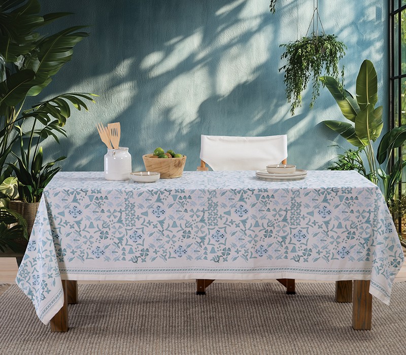 ΤΡΑΠΕΖΟΜΑΝΤΗΛΟ CYANER BLUE 140X180 NEF-NEF HOMEWARE