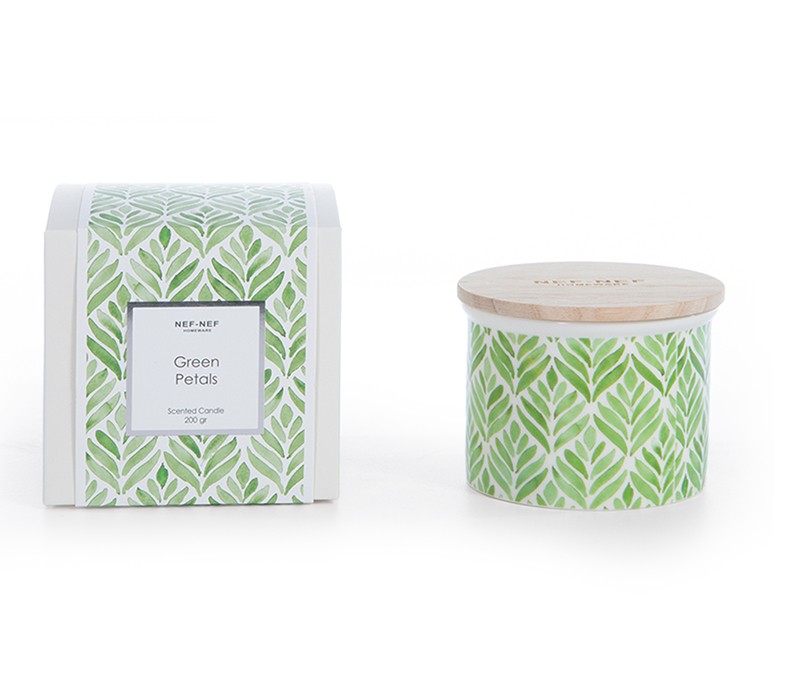 ΑΡΩΜΑΤΙΚΟ ΚΕΡΙ GREEN PETALS 200gr NEF-NEF HOMEWARE