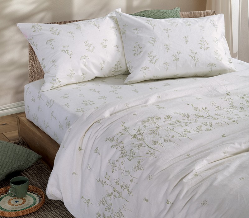 ΣΕΤ ΣΕΝΤΟΝΙΑ ΒΑΜΒΑΚΕΡΑ ΔΙΠΛΑ CLARIS 200Χ270 NEF-NEF HOMEWARE