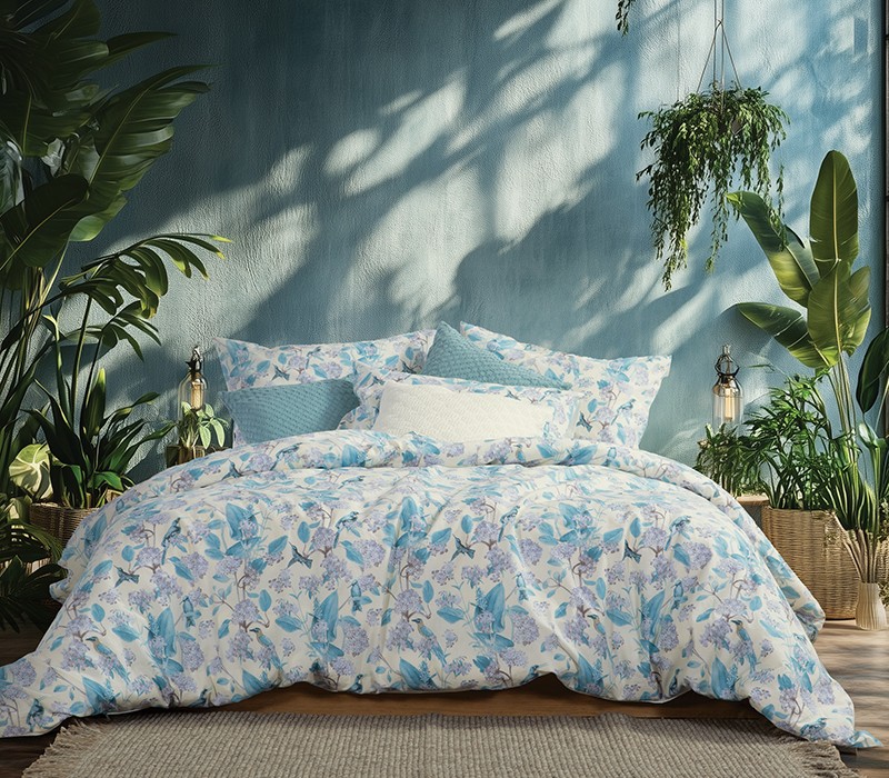 ΣΕΤ ΣΕΝΤΟΝΙΑ ΒΑΜΒΑΚΕΡΑ ΥΠΕΡΔΙΠΛΑ DREAM ON BLUE 240X270 NEF-NEF HOMEWARE
