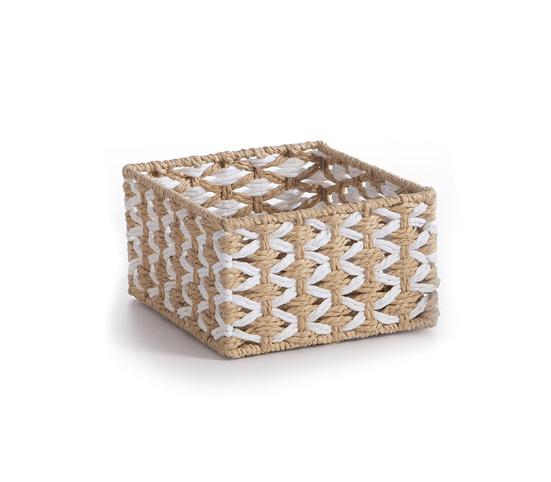 ΚΑΛΑΘΙ ΑΠΟ ΠΛΕΓΜΕΝΟ ΧΑΡΤΙ VINCI 20X20X11 NEF-NEF HOMEWARE